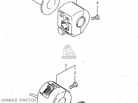 HANDLE SWITCH - GN250 1999 (X) (E02 E04 E22 E24 E25 E34 E39 E71) / P37