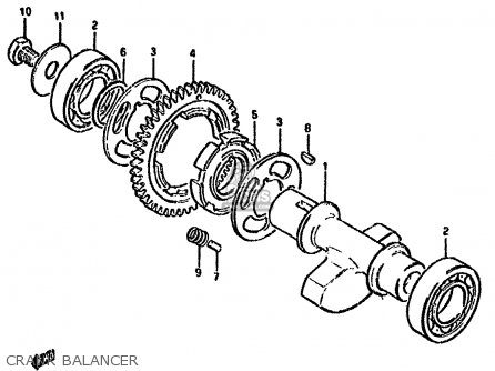 CRANK BALANCER - GN250E 1991 (M) GENERAL (E01)