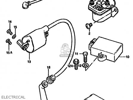 ELECTRICAL - GN250E 1994 (R) (E02 E04 E22 E24 E25 E34 E39 E53)