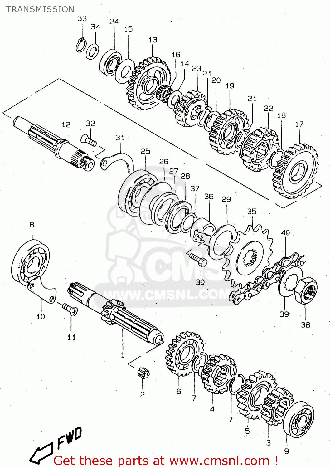 TRANSMISSION GN250E 1996 (T) GENERAL (E01)
