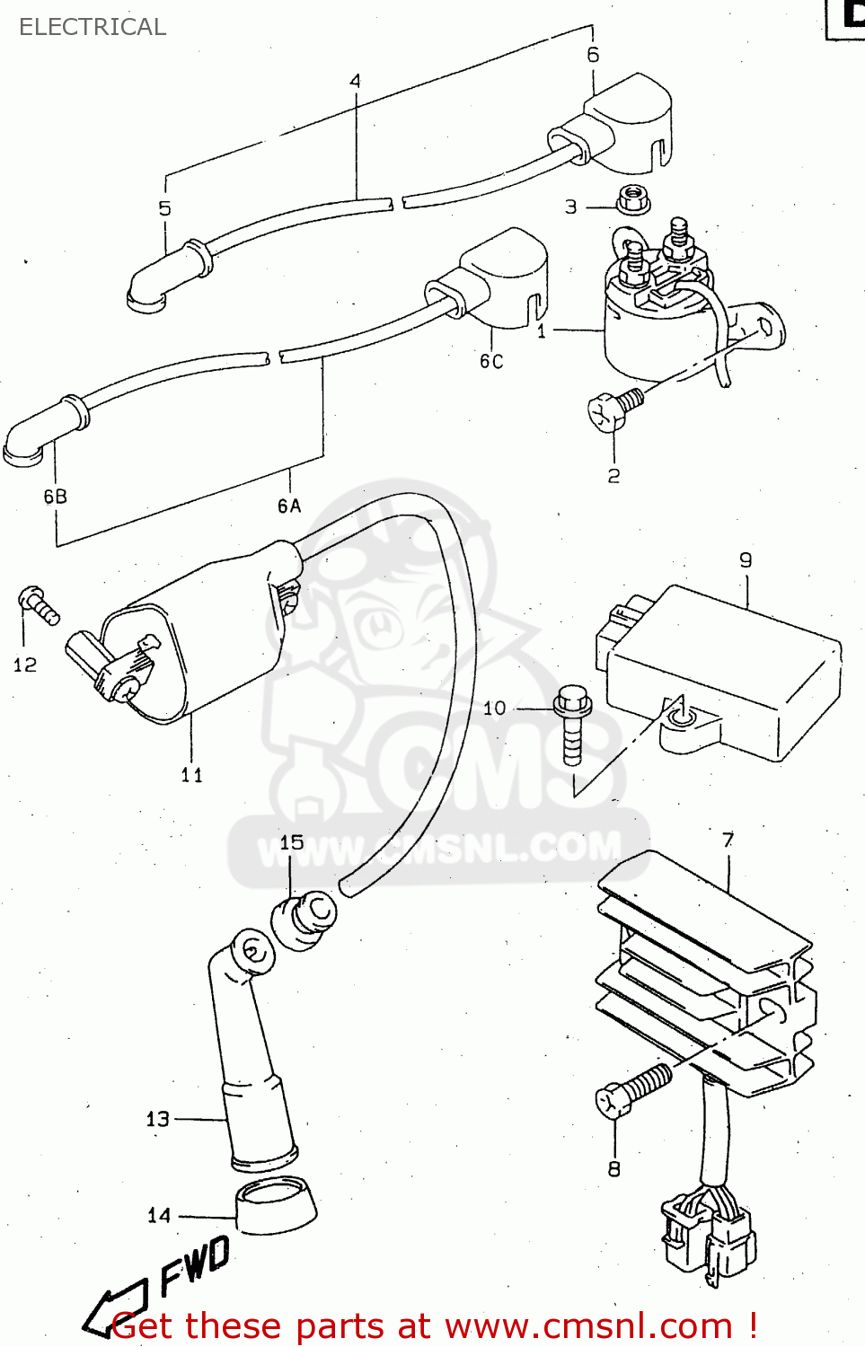 ELECTRICAL GN250E 1996 (T) GENERAL (E01)