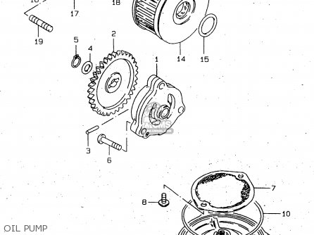 OIL PUMP - GN250E 1996 (T) GENERAL (E01)