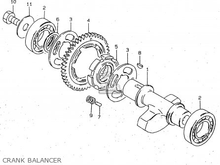 CRANK BALANCER - GN250E 1998 (W) GENERAL (E01)