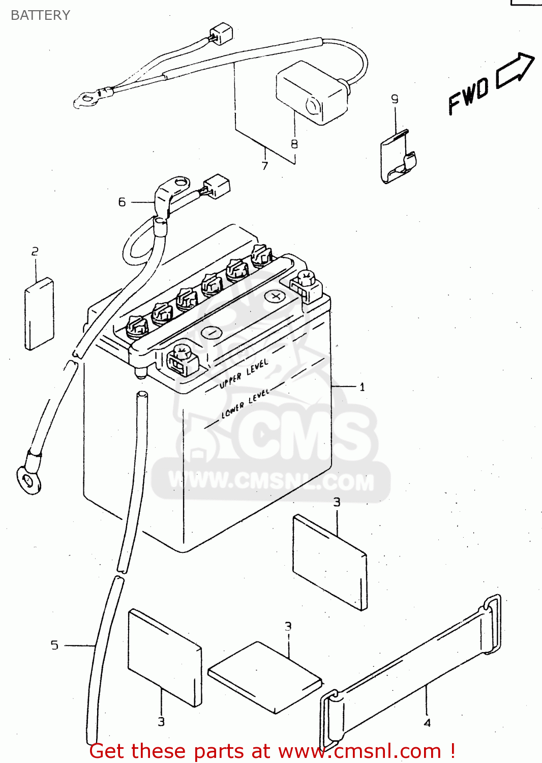 BATTERY GN250E 1999 (X) GENERAL (E01)