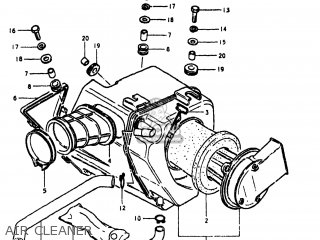 AIR CLEANER - GN400T 1980 (T) USA (E03)
