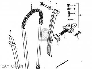 CAM CHAIN - GN400T 1980 (T) USA (E03)