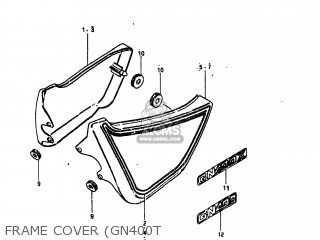 FRAME COVER (GN400T - GN400T 1980 (T) USA (E03)
