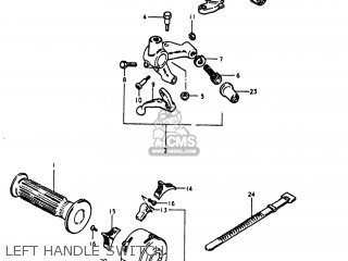 LEFT HANDLE SWITCH - GN400T 1980 (T) USA (E03)
