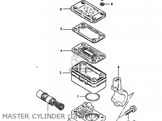 MASTER CYLINDER (GN400XT - GN400T 1980 (T) USA (E03)