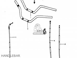HANDLEBAR - GN400T 1981 (X) USA (E03)