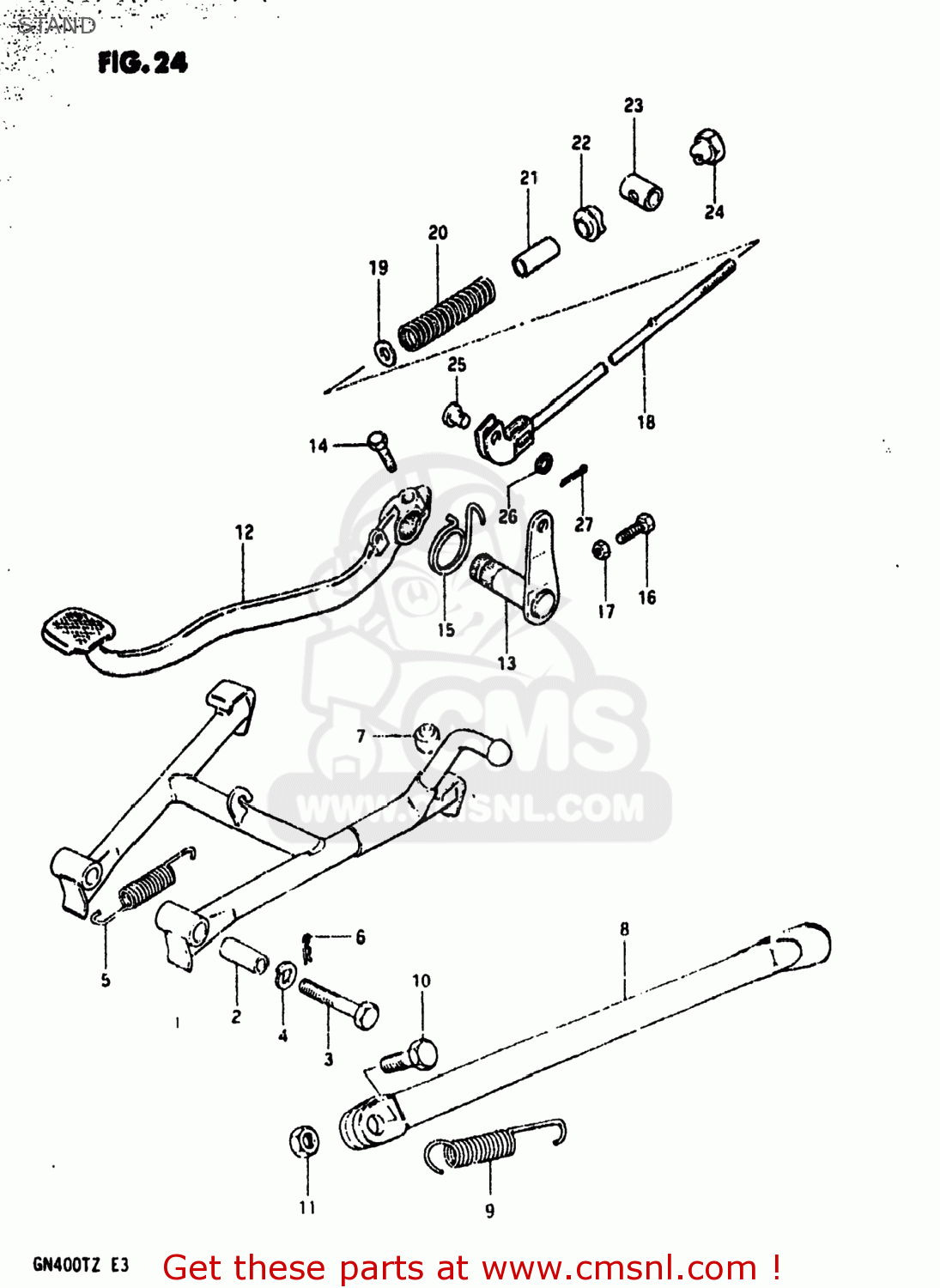 STAND GN400T 1982 (Z) USA (E03)