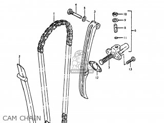 CAM CHAIN - GN400T 1982 (Z) USA (E03)