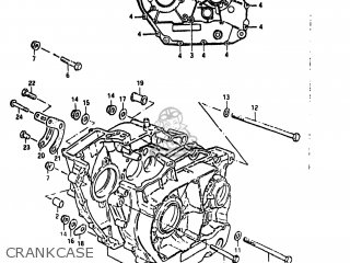 CRANKCASE - GN400T 1982 (Z) USA (E03)