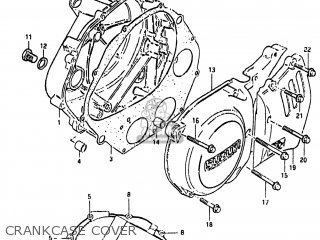 CRANKCASE COVER - GN400T 1982 (Z) USA (E03)