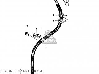 FRONT BRAKE HOSE - GN400T 1982 (Z) USA (E03)