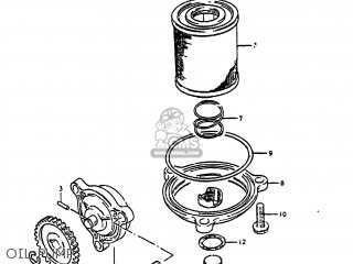 OIL PUMP - GN400T 1982 (Z) USA (E03)