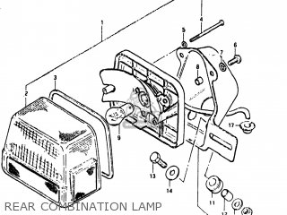 REAR COMBINATION LAMP - GN400T 1982 (Z) USA (E03)