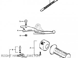 RIGHT HANDLE SWITCH - GN400T 1982 (Z) USA (E03)