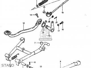 STAND - GN400T 1982 (Z) USA (E03)