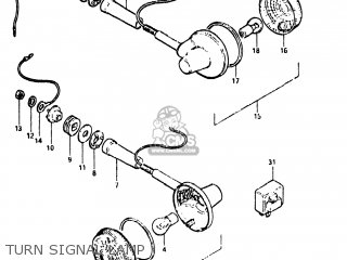 TURN SIGNAL LAMP - GN400T 1982 (Z) USA (E03)