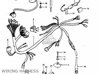 WIRING HARNESS - GN400T 1982 (Z) USA (E03)