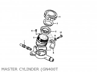 MASTER CYLINDER (GN400T - GN400TX 1981 (X) USA (E03)