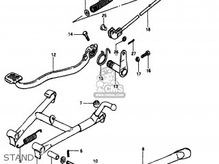 STAND - GN400TX 1981 (X) USA (E03)