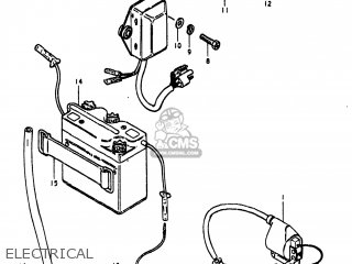 ELECTRICAL - GN400XT 1980 (T) USA (E03)