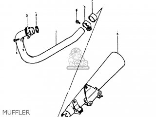 MUFFLER - GN400XT 1980 (T) USA (E03)