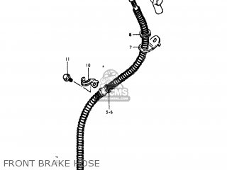 FRONT BRAKE HOSE - GN400XT 1981 (X) USA (E03)