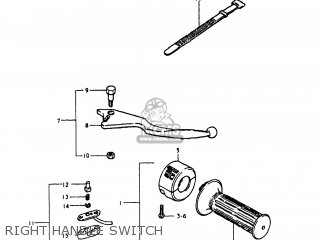 RIGHT HANDLE SWITCH - GN400XT 1981 (X) USA (E03)