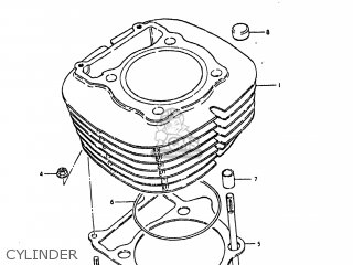 CYLINDER - GN400XX 1980 (T) USA (E03)