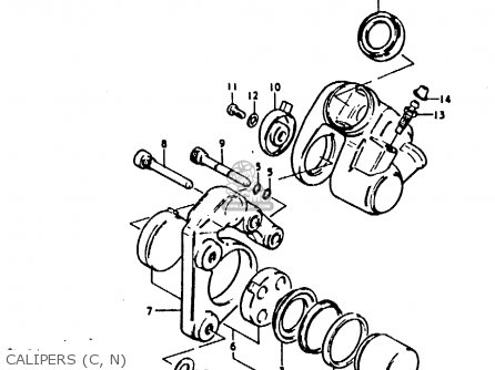 CALIPERS (C, N) - GP100 1978 (C) (E01 E02 E06 E13 E14 E24 E30)