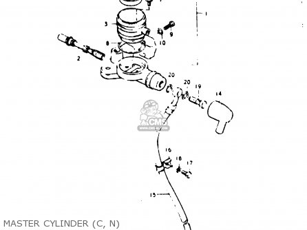MASTER CYLINDER (C, N) - GP100 1978 (C) (E01 E02 E06 E13 E14 E24 E30)