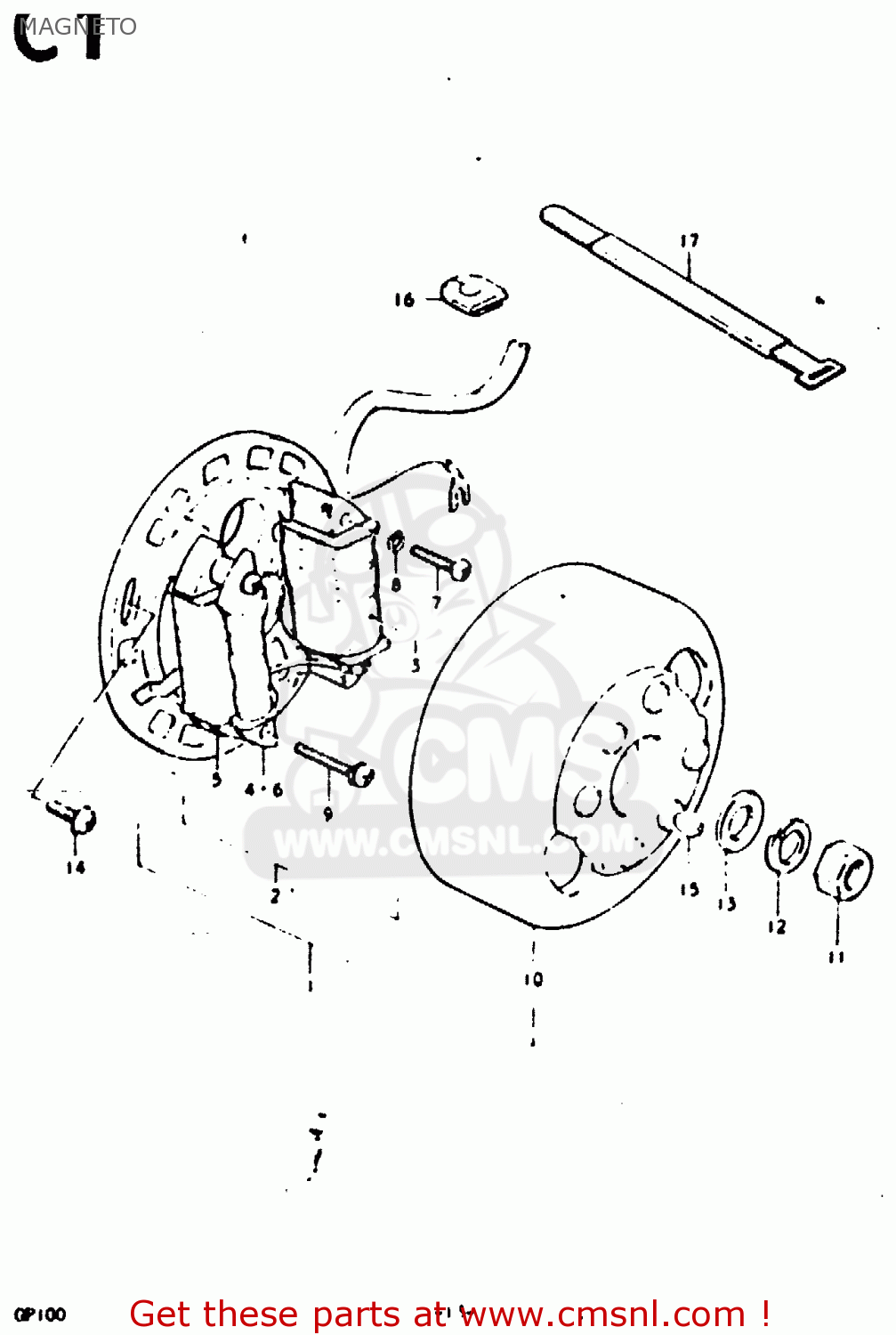 MAGNETO GP100 1979 (N) (E01 E02 E06 E13 E14 E24 E30)