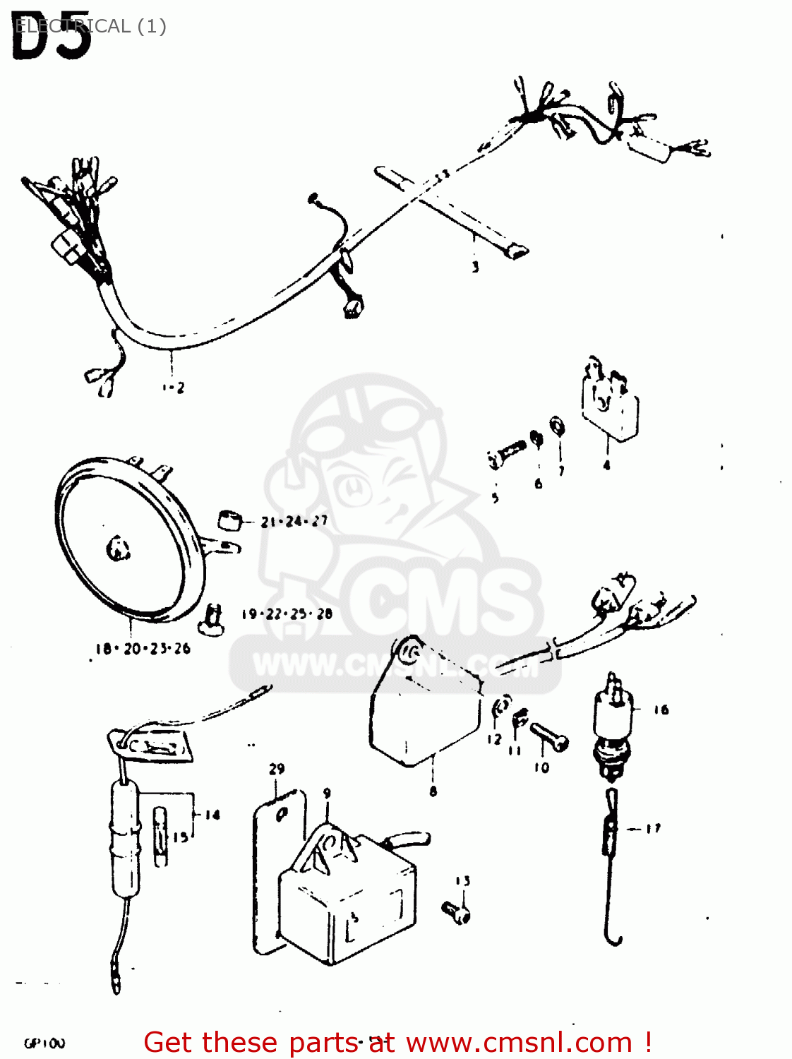 ELECTRICAL (1) GP100 1979 (N) (E01 E02 E06 E13 E14 E24 E30)