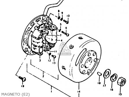 MAGNETO (E2) - GP100 1979 (N) (E01 E02 E06 E13 E14 E24 E30)