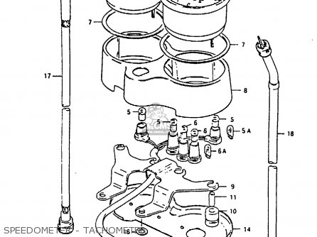 SPEEDOMETER - TACHOMETER - GP100 1981 (X) UNITED KINGDOM (E02)