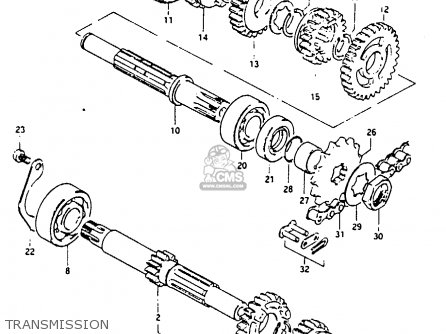 TRANSMISSION - GP100E 1981 (X) NORWAY (E16)