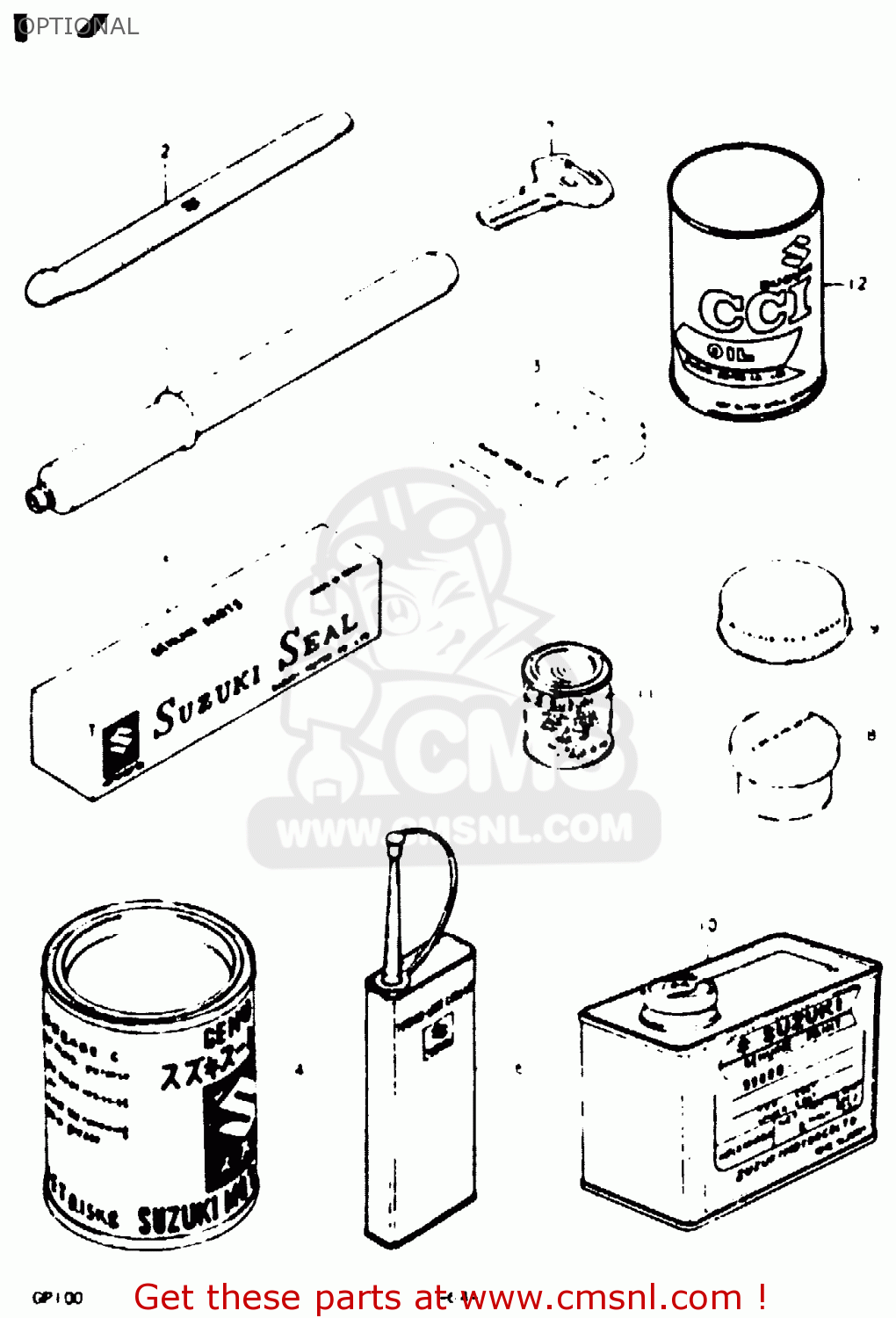 OPTIONAL GP100U 1978 (C) (E01 E02 E06 E13 E14 E24 E30)