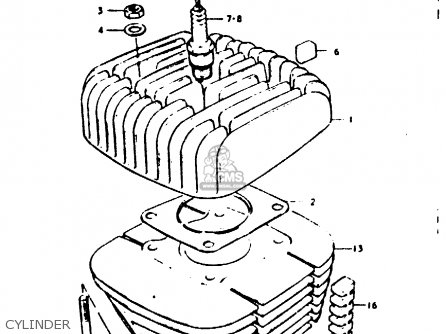 CYLINDER - GP100U 1978 (C) (E01 E02 E06 E13 E14 E24 E30)