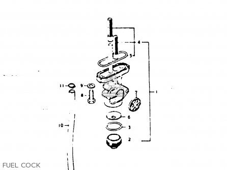FUEL COCK - GP100U 1978 (C) (E01 E02 E06 E13 E14 E24 E30)