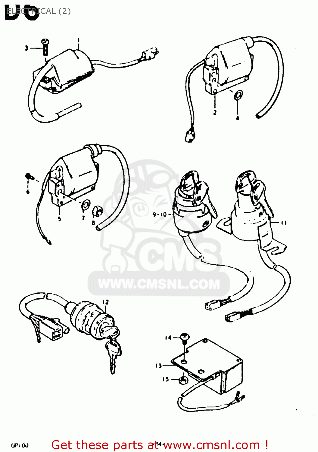 ELECTRICAL (2) GP100U 1979 (N) (E01 E02 E06 E13 E14 E24 E30)
