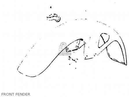 FRONT FENDER - GP100U 1979 (N) (E01 E02 E06 E13 E14 E24 E30)