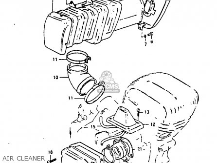 AIR CLEANER - GP100U 1981 (X) UNITED KINGDOM (E02)