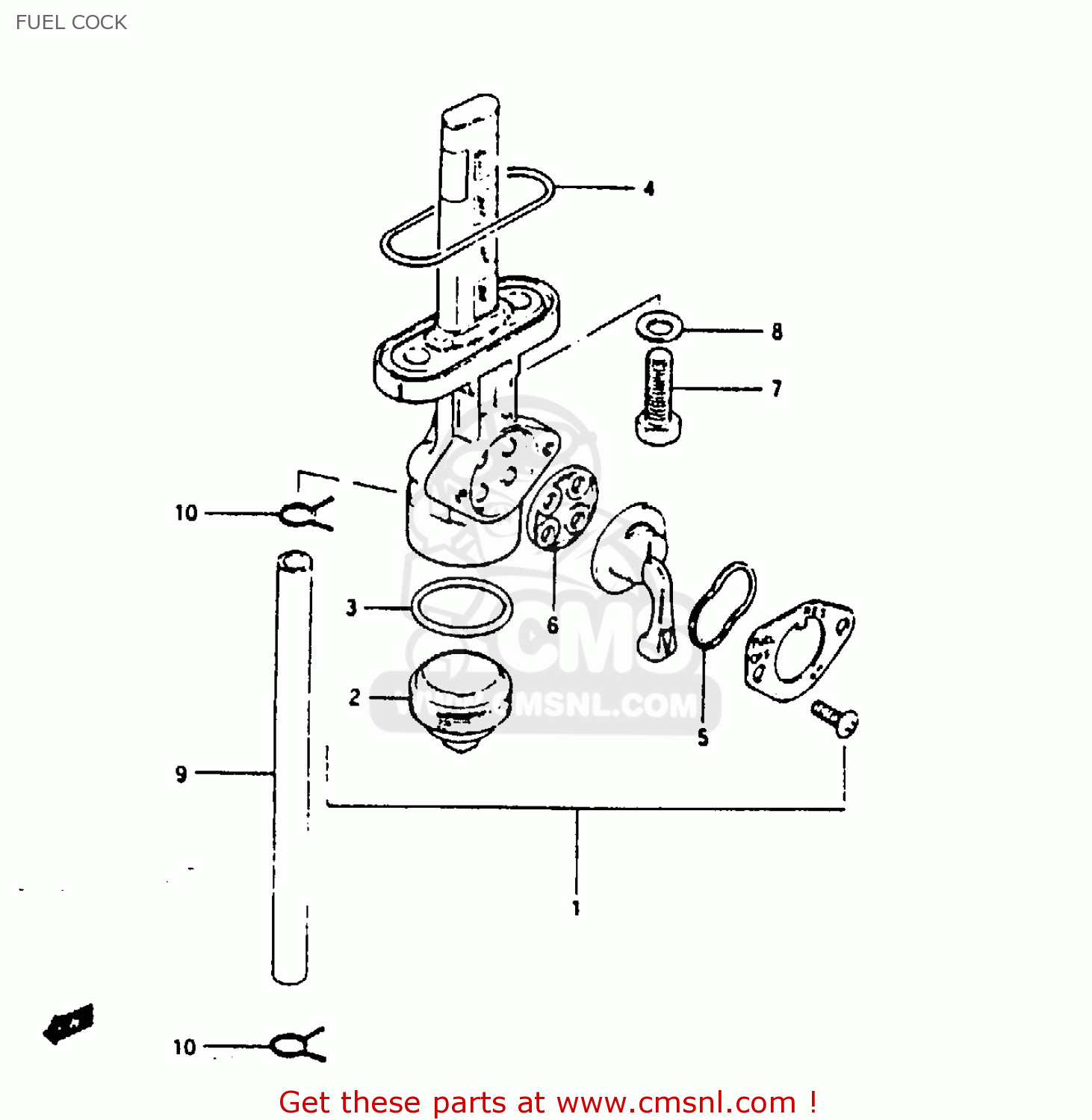 FUEL COCK GP100U 1983 (D) UNITED KINGDOM (E02)