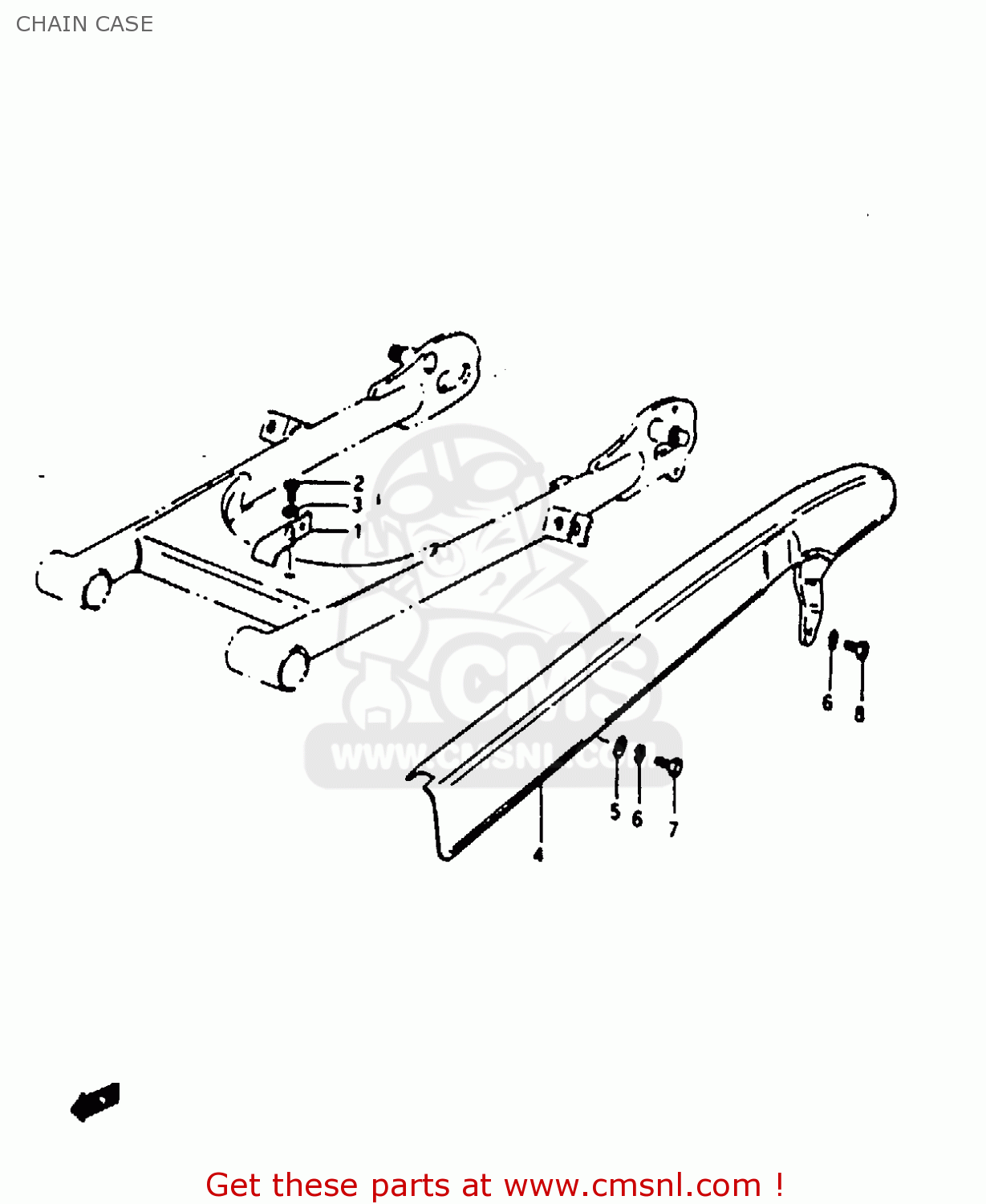CHAIN CASE GP100U 1990 (L)