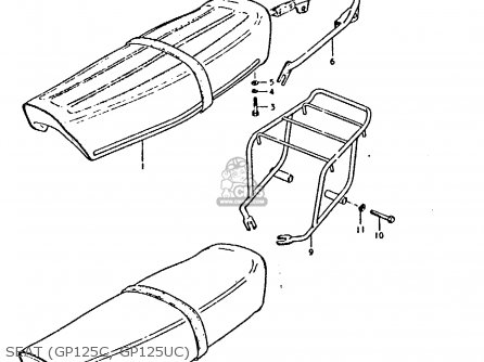 SEAT (GP125C, GP125UC) - GP125 1978 (C) (E01 E02 E04 E06 E13 E17 E18 E21 E22 E24 E30)
