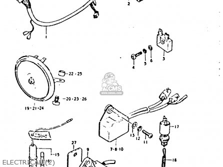 ELECTRICAL (2) - GP125 1979 (N) (E01 E02 E04 E06 E13 E17 E18 E21 E22 E24 30 35 41