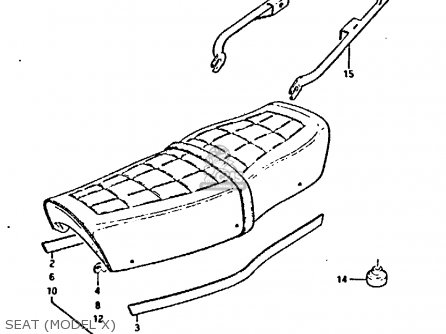 SEAT (MODEL X) - GP125U 1981 (X) SWEDEN GREECE (E17 E41)